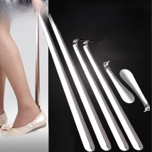 1 Pcs Professional Durable Handle Professional 16/30/42/58/70/80cm Metal Silver Color Shoe Horn Lifter Long Shoespooner Shoehorn