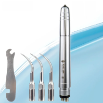 Dental Pneumatic Air cavitron Scaler handpiece with 3Tips Perio Scaling Teeth cleaner 2hole 4hole dentistry dentist tools