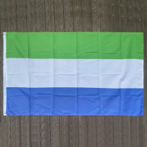 xvggdg   sierra leone  flag Banner 90*150cm Hanging  sierra leone  National flag