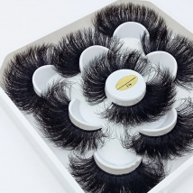 New 5Pairs 15-25mm 3D Mink Lashes Wholesales Natural False Eyelashes,Extension eyelashes wholesale bulk