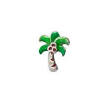 10pcs Coco coconut palm Custom Floating Charms For glass living locket necklace Watches