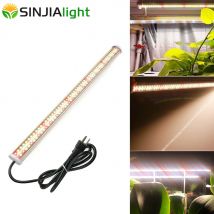 LED Grow Light Bar Tube Fitolamp 220LED Full Spectrum Hydroponic Plant Growing Lamp per Cultivo Indoor Vegs Grow Tent piantine