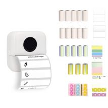 Mini HD Printer Portable Sticker Label Printer BT Pocket Thermal Printer With 57mm Thermal Paper For Student Note inkless print