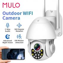 MULO 2MP IP Camera Wifi Survalance Camera Wireless Smart Outdoor Camera Tuya street Camera con sensore di movimento CCTV your Camera