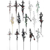 ZHUHE Ear Piercing Large Collection Cyberpunk Style Jewelry Accessories For Women And Men Party Gifts