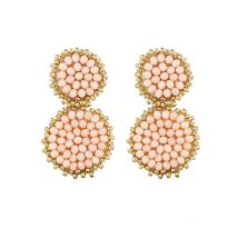 New Statement Earrings Crystal Ear Drop Earrings Beads Handmade Tassel Dangle Earrings Bohemian Wedding Party Jewelry Wholesale