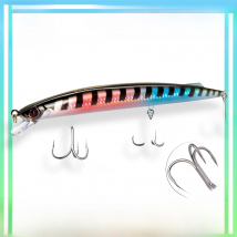 D1 Sea Fishing Minnow Lure 190mm 36g Trolling Sinking Depth 0.6-0.9m Long Jerkbait Saltwater Wobblers For Seabass Tuna Barracuda