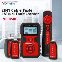 NOYAFA NF-858C Kabeltester, Draht-Tracker, Leitungs-Locator, Netzwerk-Finder, BNC, Messung der Kabellänge, POE-Spannungsprüfung, Trace-Kabel