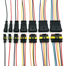 1/2/3/4/5/6P Automotive waterproof connector Female Male Waterproof Electrical Wire Cable harness connector with wire Car Plug
