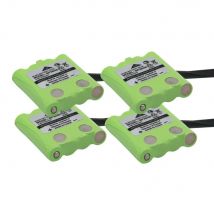 4 Pack NI-MH Battery Replacement For Uniden Radio BP-38 BP-40 BT-1013 4.8V 700mAh For MOTOROLA TLKR T4 T6 T8 Cordless