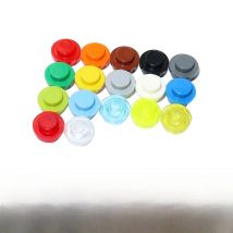 250PCS MOC Assemble Particles 4073 6141 Plate Round 1x1 Dot DIY Building Blocks 1*1 Figures Lamp Bricks Educational Toy for Kids