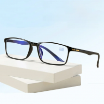 0 +1.0 +1.5 To +4.0 Lightweight TR90 Square Reader Glasses Women Men Fashion Myopia Photochromic Eyeglasses -0.5 -0.75 To -4.0