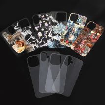 JIANWU 10pcs/set Mobile Phone Case Transparent Back Card Creative DIY Journal Material Decor Stationery