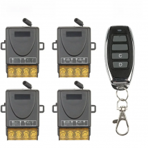 Wireless Light Remote Controller Switch 433MHz 30A 1CH Relay Receiver Module Transmitter for Pump/Lamp/Lock/Fan 110V 220V 240V