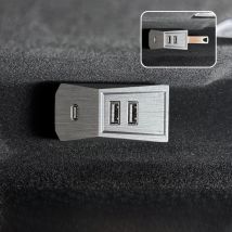 Glovebox USB Hub For Tesla New Model Y Launch Juniper 2025 Model 3 Highland 2024 Type-C Port Splitter Docking Station Data