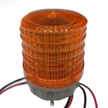 Zusen TB5051-Y 12v 24v 110v 220v Small Yellow Signal Light Strobe Flashing Always on Three modes Switch Warning LED Light