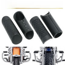Motorcycle 32mm 1-1/4" Engine Guard Bar Rubber Pegs For Harley Softail Sportster Road King Touring Honda Yamaha Suzuki Kawasaki
