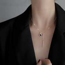 Mewanry Silver Color Necklace Fashion Necklace Simple Design Small Design Sense Necklace Holiday Party Jewelry Gift