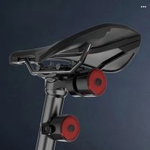 Smart Bike Tail Light Bicycle Brake Sensing Rear Lamp TYPE-C Rechargeable Night Riding Safety Warning Lights Cycling Acccesories