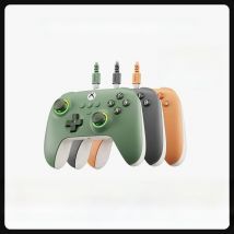 8BitDo Ultimate C Wired Gaming Controller for Xbox, RGB Lighting Fire Ring and Hall Effect Joysticks, Windows 10/11
