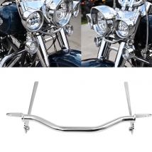 Motorrad Chrom Pass lampe Licht leiste Halterung für Harley 2015-2018 Softail Heritage Fatboy flstf