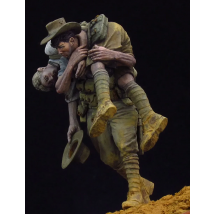 Assembly  Unpainted Scale 1/24 75mm ancient crew include 2  Historical Miniature Resin Model Garage Kit