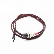 1.0M GX16 2Pin To TYPE-C USB DC Power Supply Cable For Linear LPS Hi-Fi DC Power Cord