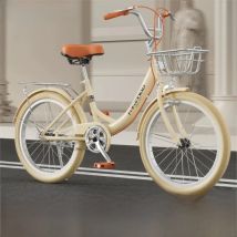 TULX Non Inflatable Bicycle Carbon Steel Reinforced Frame Non Slip Tire Height Adjustable For Convenient Travel More Secure