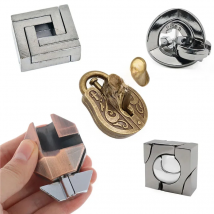 Metal Brain Teaser Magic Baffling Puzzles Inteligencia Adults Kids IQ Games Casse Tete Difficile Rompecabezas Juegos De Ingenio