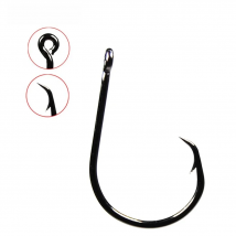 [20PCS] Inline Circle Hook for Fishing High Carbon Steel Saltwater Fishhook # 1 1/0 2/0 3/0 4/0 5/0 6/0 7/0 8/0 [YG8209]