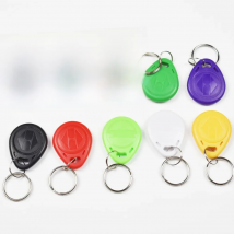 10Pcs/Lot 125Khz Proximity RFID T5577 Smart Rewriteable Token Tag Keyfobs Keychains Access Control Card
