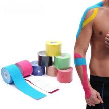CoolFit Kinesiology Tape Muscle Bandage Sports Cotton Elastic Adhesive Strain Injury High Speed Tape Knee Muscle Pain Relief