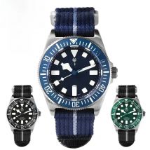 Tactical Frog V4 Titanium Dive Watch Men NH35 Movement Automatic Mechanical Sapphire Glass 200M Waterproof BGW-9 Luminous