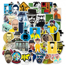 10/30/50pcs Breaking Bad TV Show Stickers PVC Waterproof Toy Graffiti  Kid Stickers Skateboard Guitar Suitcase Luggage Car Decal