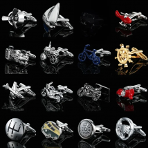 Transportation Racing aircraft motorcycle modeling Cufflinks fashion men's French shirt Cufflinks wholesale / retail