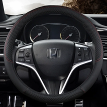 36cm Car Steering Wheel Cover Size S PU Leather for Honda Civic Ciimo Jade SUZUKI Alto LINGYANG NISSAN Juke Toyota Aqua Prius