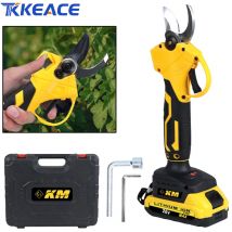 TKKEACE 30mmBrushless Multifunzionale Potatore Elettrico Cesoie Cordless Ricaricabile Albero da Frutto Bonsai Potatura Rami Strumento di Taglio
