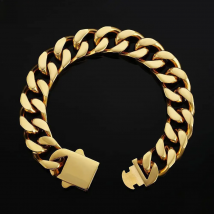 Hip Hop Jewelry Rapper Cuban Link Bracelet for Women Men Stainless Steel Luxury Cuban Bracelet Drop Shipping Free Laser Logo
