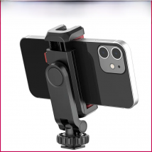 Ulanzi ST-06S Vertical Phone Mount Holder Tripod With Cold Shoe For Mic Light Phone Clip For iPhone 12 Vlog Holder Smartphone
