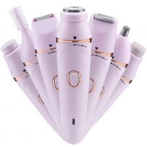 Solimpia 7 in 1 Body Hair Removal Electric Epilator Armpit Hair Bikini Hair Leg Hair Pubic Hair Electric Razor Clipper Shaver