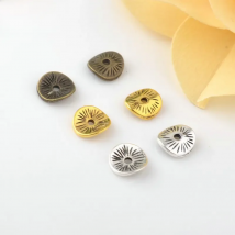 (3845) 30PCS 9x8MM Zinc Alloy Antique Bronze Round Spacer Beads Diy Jewelry Findings Accessories Wholesale