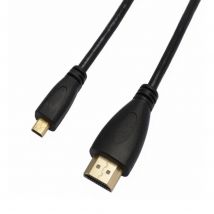Micro Type D to Type A Cable HDTV 0.5m 1m 1.5m 3D 4K Male-Male High Premium Gold-plated HD Adapter for Tablet HDTV Camera PC