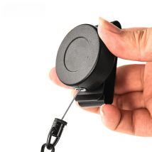 95-110cm Super Long Steel Wire Rope Key Chain Reinforced 360 Degree Anti Loss Theft Telescopic Keychain High Resilience H50