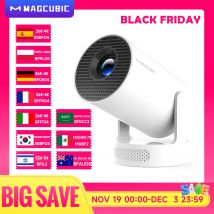 Proyector Magcubic 8K Wifi6 290ANSI Android 14 WIFI Dual Allwinner H726 BT5.0 1280*720P cine en casa portátil al aire libre HY300 Pro +