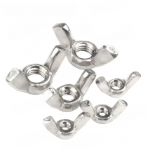 ZONSANTA Wing Nuts M3 M4 M5 M6 M8 M10 M12 304Stainless Steel Tighten Hand a Nut Butterfly Nut Ingot DIN315 Eye nuts