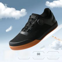 Sandugo MTB Mountain Bike Shoes for XC/Enduro/DH Cycling, Speed Lace Dial System Stability(Flat Pedal/Clipless Version)