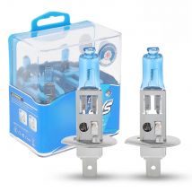 2pcs Car HOD Halogen Lamp 12V H1 100W 6000K White Light Super Bright  Auto Front Headlight Fog Bulb Lights