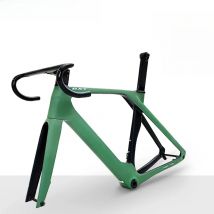 BXT Ultralight Carbon Road Bike Frame, Flat Mount Disc Brake 700C*32C Threaded T47 Internal Cable Bicycle Frameset