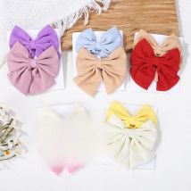 10PCS/Lot Random Color Grosgrain Ribbon Hair Bows Boutique Hair Clip for Girls Hairgrips New Headwear Kids Hair Accessories