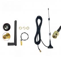 2.4GHz 3dBi WiFi 2.4g Antenna Aerial Wireless Router+ 17cm PCI U.FL IPX to RP SMA Male Pigtail Cable CC2531 CC2540 ESP8266 ESP32